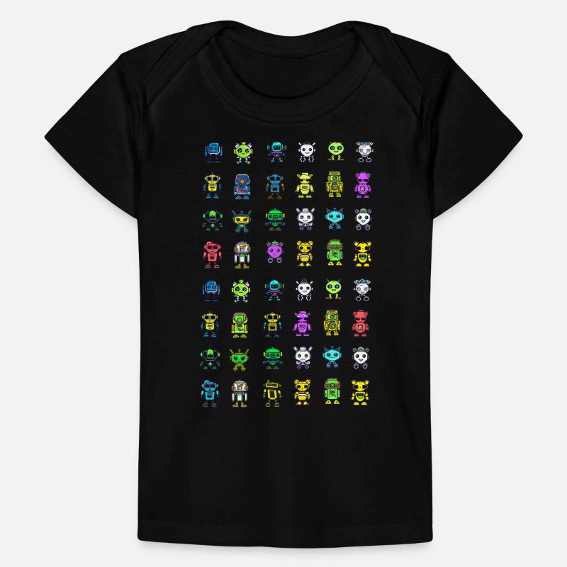 Motif de robot mignon T-shirt Premium bébé bio