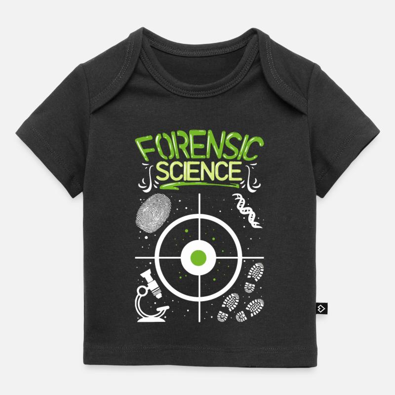 Scène de crime Forensic Science science cadeau forensique - T-shirt Premium bébé bio - noir