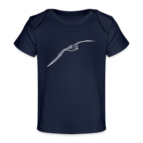 Albatros - König der Lüfte - weiss - Baby Bio-T-Shirt
