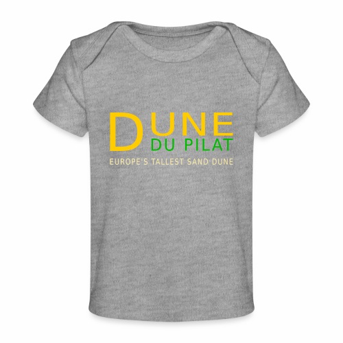 Dune du Pilat, yellow, English - Organic Baby T-Shirt