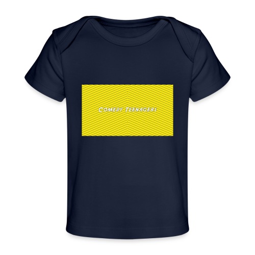 Yellow Comedy Teenagers T Shirt - Ekologisk T-shirt baby