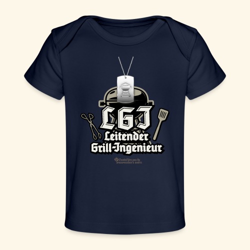 LGI Hundemarke Leitender Grill Ingenieur - Baby Bio-T-Shirt