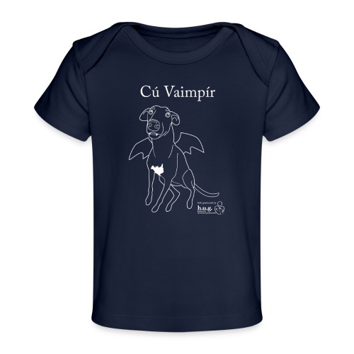 Cú Vaimpír - the Vampire Hound - Organic Baby T-Shirt