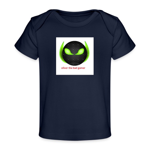 oliver_the_bad_gamer-png - Ekologisk T-shirt baby