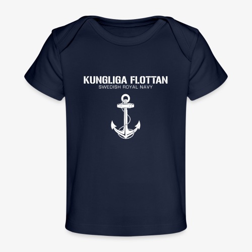 Kungliga Flottan - Swedish Royal Navy - ankare - Ekologisk T-shirt baby