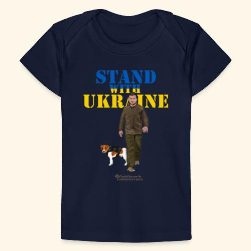 Ukraine Zelensky Patron Stand with Ukraine - Baby Bio-T-Shirt