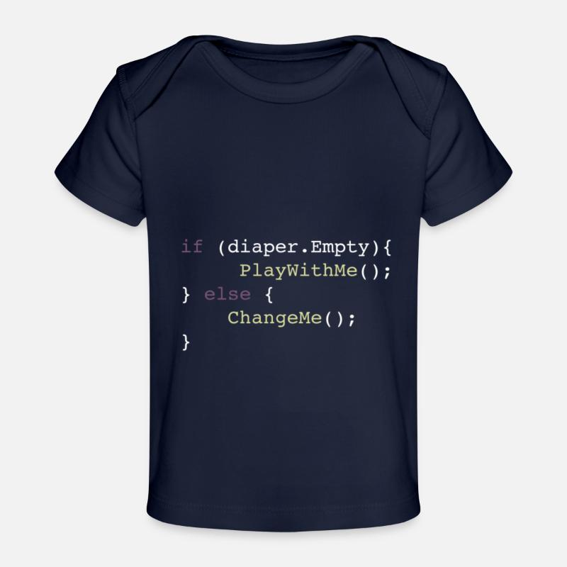 Programmiererkörper - Baby Premium Organic T-Shirt - Dunkelnavy