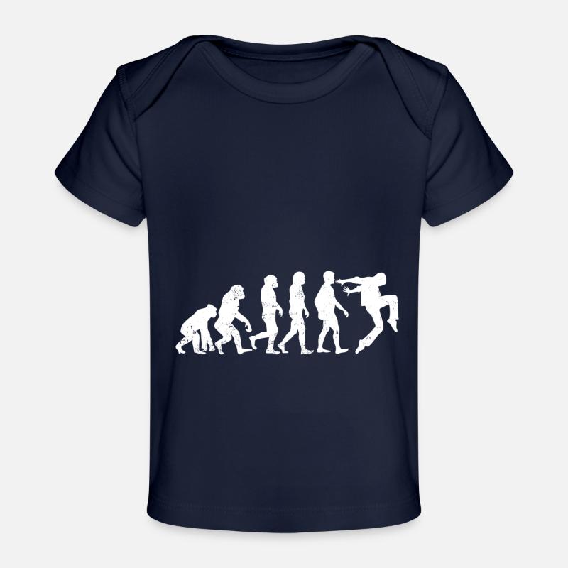 Evolution de la danse danse cadeau de danse danseur - T-shirt Premium bébé bio - marine foncé
