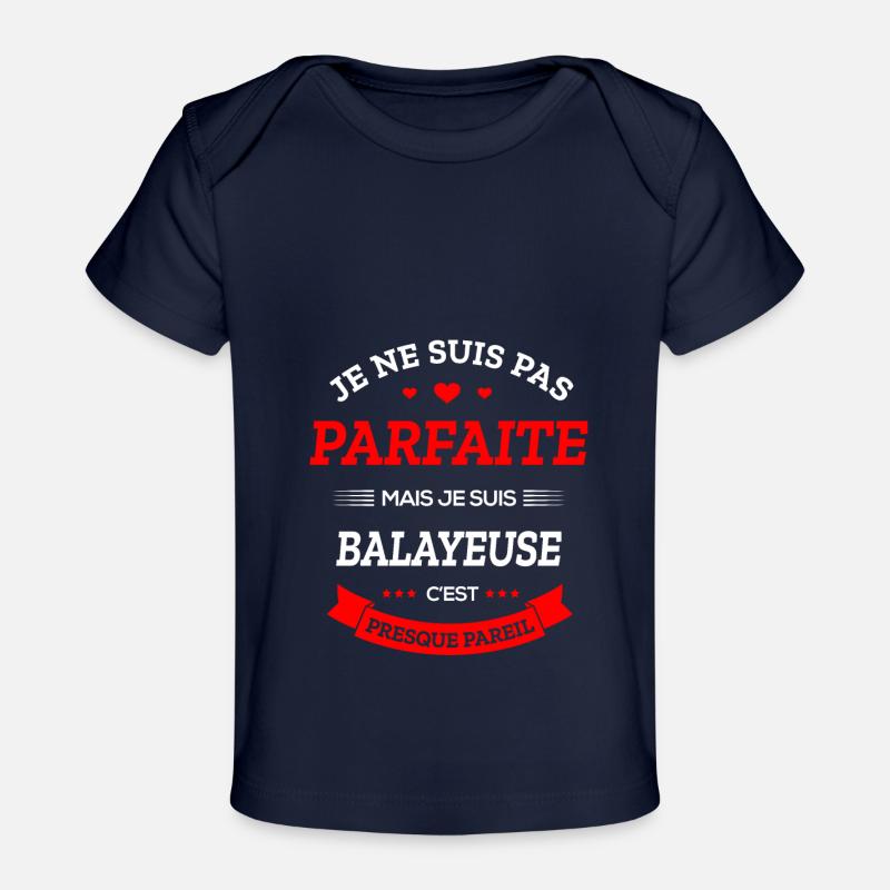 BALAYEUSE PARFAITE - T-shirt Premium bébé bio - marine foncé
