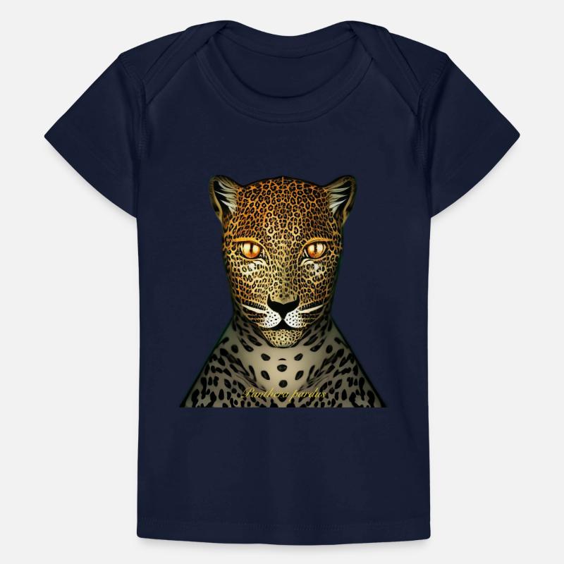 Leopard T-shirt Premium neonato bio