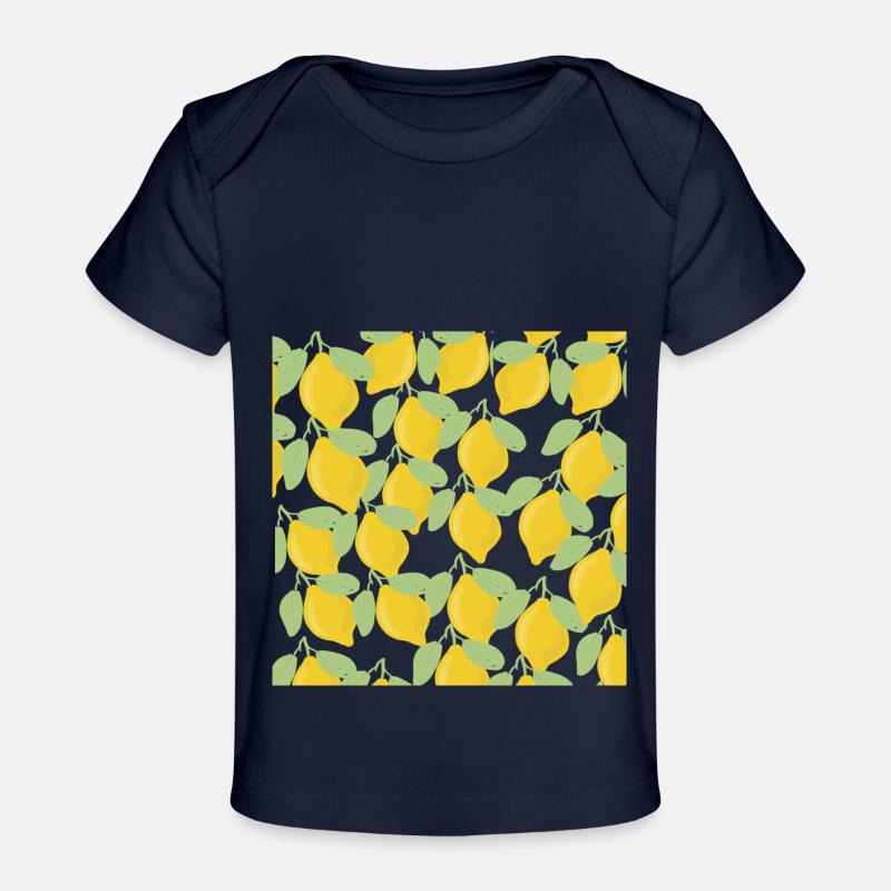 Citrons - T-shirt Premium bébé bio - marine foncé