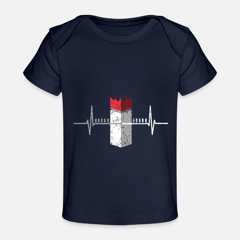 Jeu d'échecs Kubb Viking - T-shirt Premium bébé bio - marine foncé