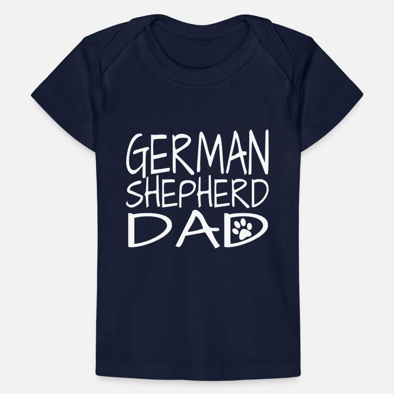 German Shepherd Schäferhund Dad Baby Premium Organic T-Shirt