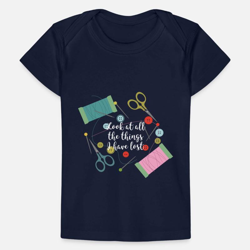 Sewing needle thread yarn buttons tailor gift Baby Premium Organic T-shirt
