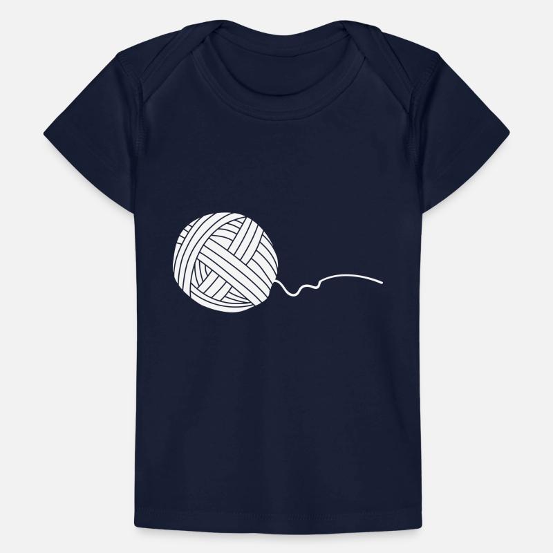 Wool wool tyre white (vector object) Baby Premium Organic T-shirt
