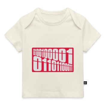 Binär Code Programm Sprache - Baby Premium Organic T-Shirt - Dunkelnavy - Vorne