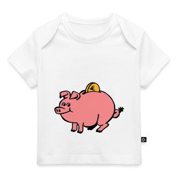 Tirelire - T-shirt Premium bébé bio - marine foncé - Devant