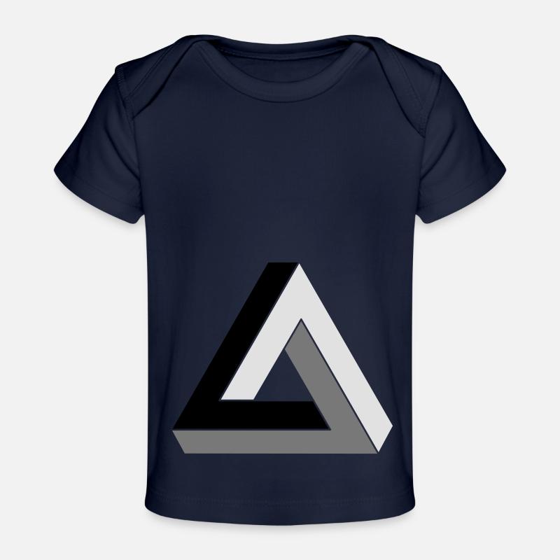 Le triangle impossible - T-shirt Premium bébé bio - marine foncé