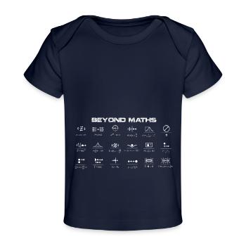 Au-delà des mathématiques - T-shirt Premium bébé bio - marine foncé - Devant