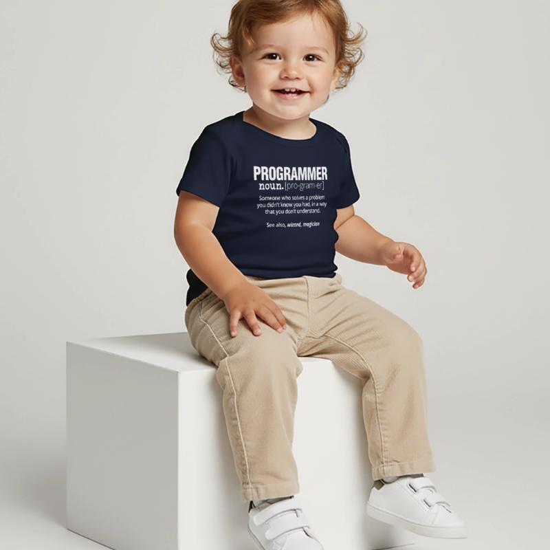 Programmer Noun Funny Software Engineer Coder Baby Premium Organic T-Shirt