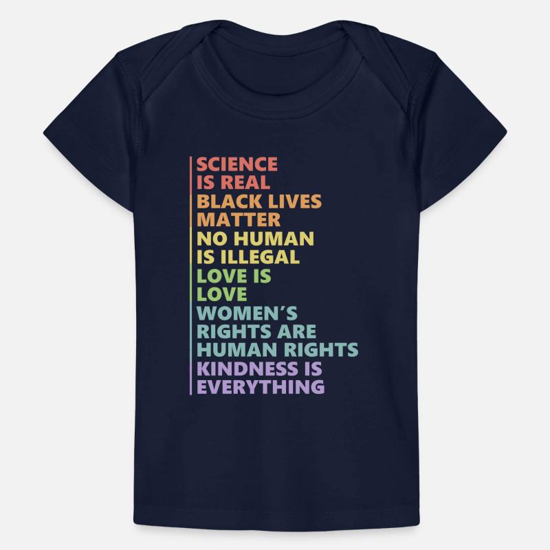Kindness is EVERYTHING Science is Real T-shirt Premium bébé bio