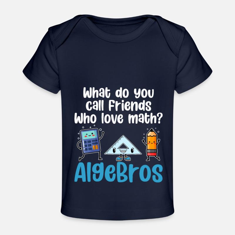 Professeur de mathématiques Nerd Mathématicien - T-shirt Premium bébé bio - marine foncé