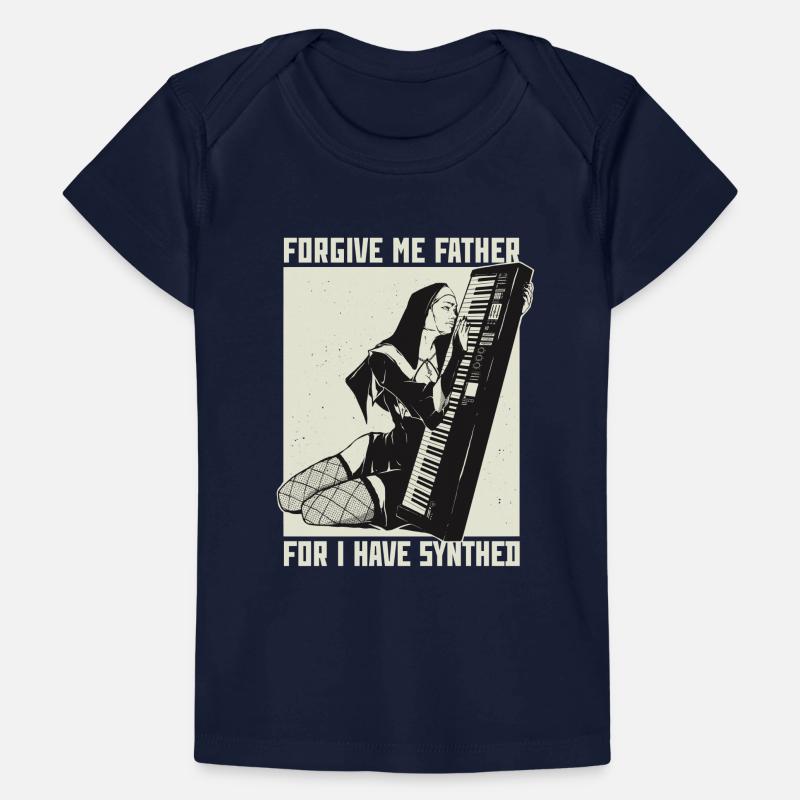 Synth Techno Music Funny Synthesizer Baby Premium Organic T-shirt