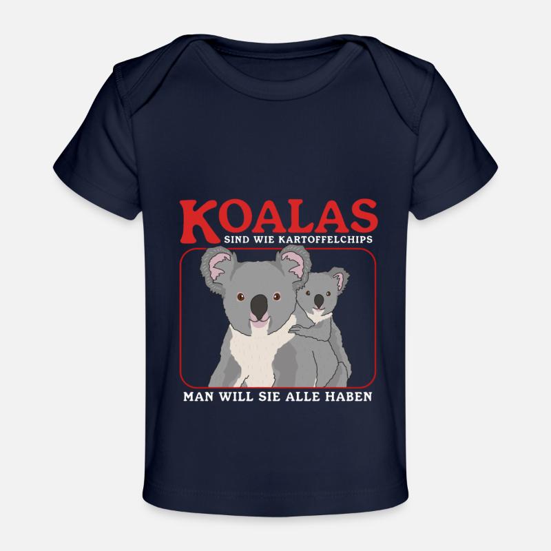 Koala Koalas Koala Bear Koala Bear Cadeau - T-shirt Premium bébé bio - marine foncé