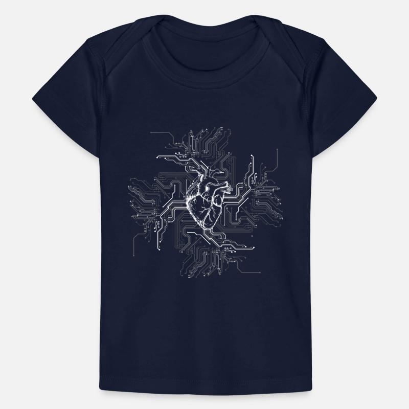 Anatomical Heart CPU Processor PCB Board Computer Baby Premium Organic T-shirt