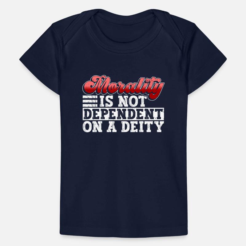 La moralité ne dépend pas de la Divinité - Athée T-shirt Premium bébé bio