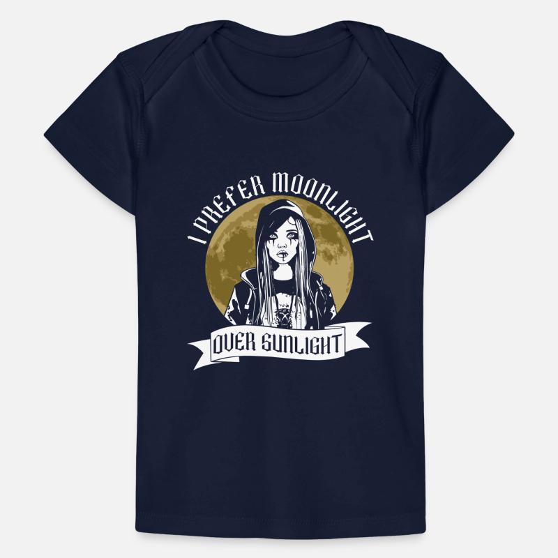 Moonlight before sunlight - Moontan Gothic Goth Baby Premium Organic T-shirt