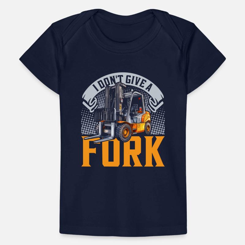 Gabelstaplerfahrer I Don't Give A Fork Baby Premium Organic T-Shirt