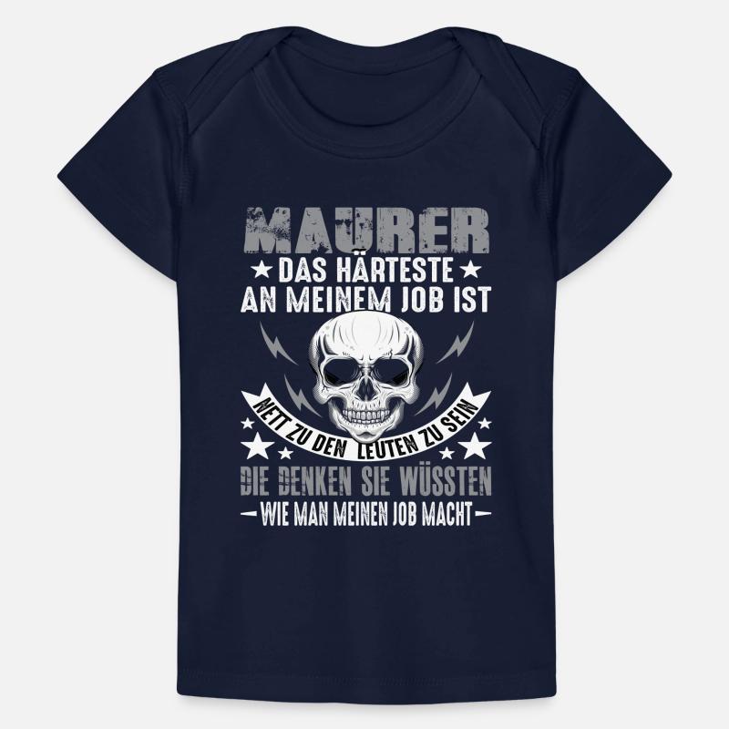 Bricklayer Building Construction Master Mason Lustig Baby Premium Organic T-shirt