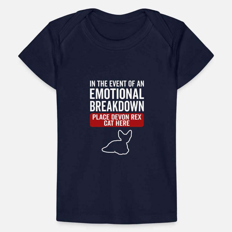 Émotionnel - Devon Rex Cat T-shirt Premium bébé bio