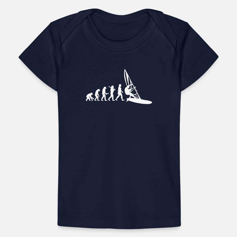 Windsurfing Evolution Surfer Water Gift Baby Premium Organic T-shirt