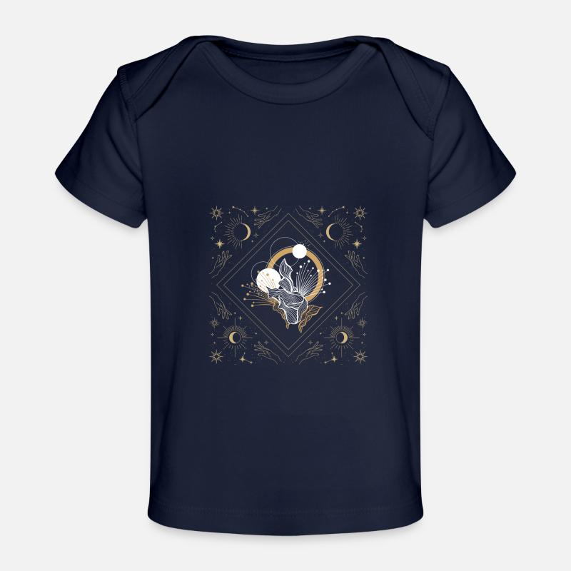 Fleur céleste - T-shirt Premium bébé bio - marine foncé
