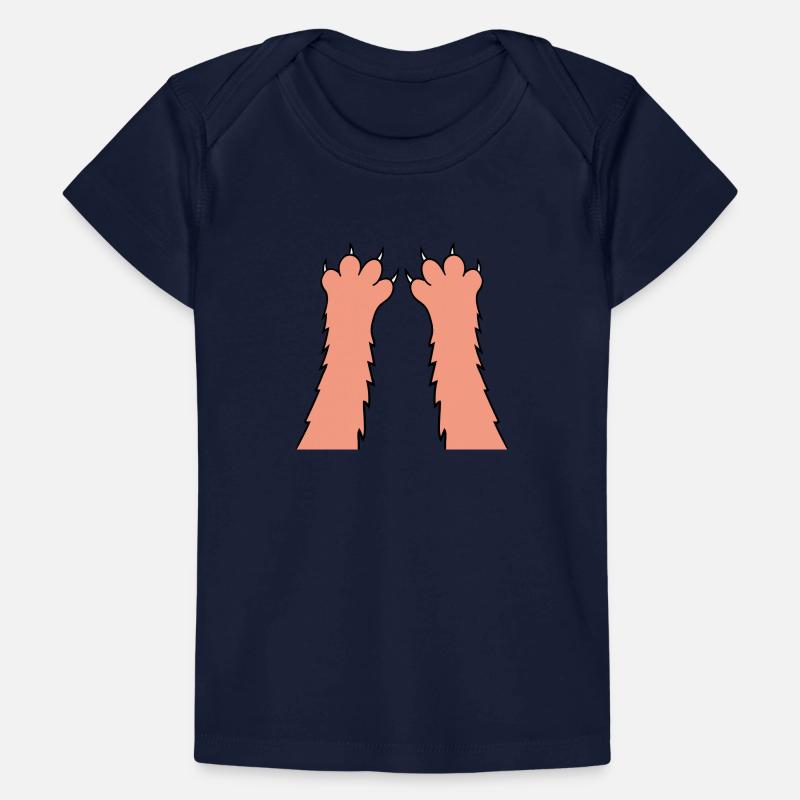 Cats, claws, paws, paws, sharp claws, scratching Baby Premium Organic T-shirt