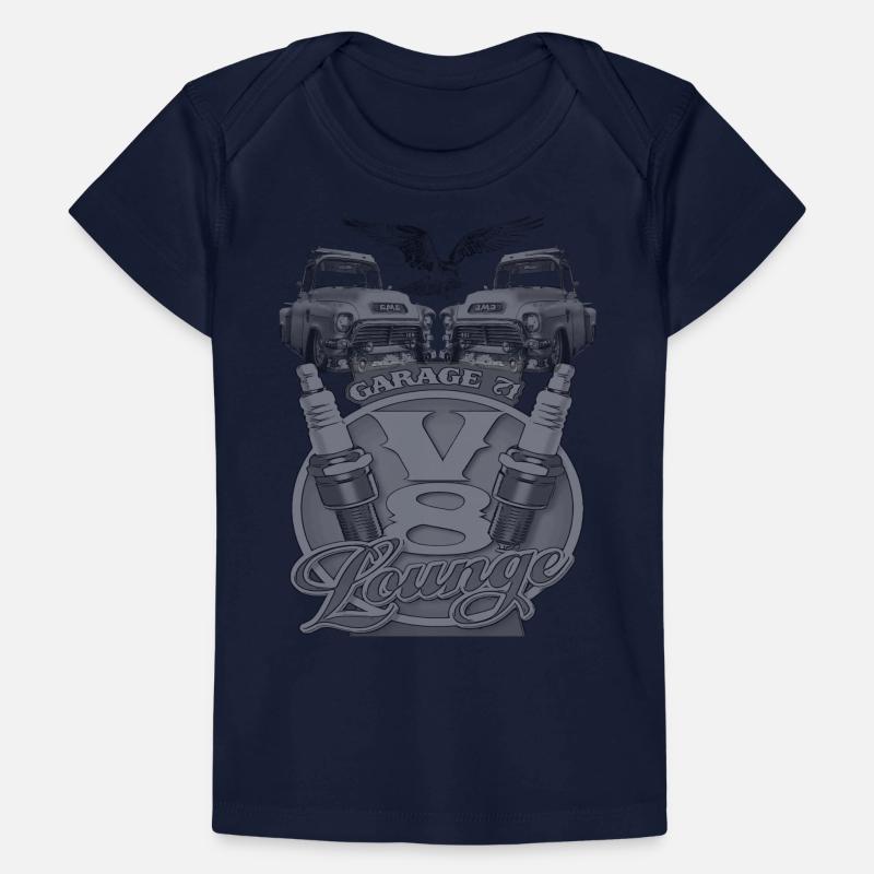 GMC garage with V8 engine lounge Baby Premium Organic T-shirt