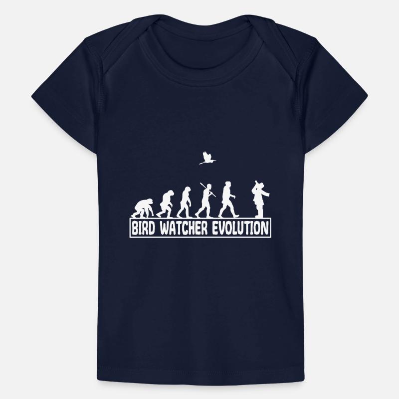 Ornithologie Oiseaux chanteurs observer évolution T-shirt Premium bébé bio