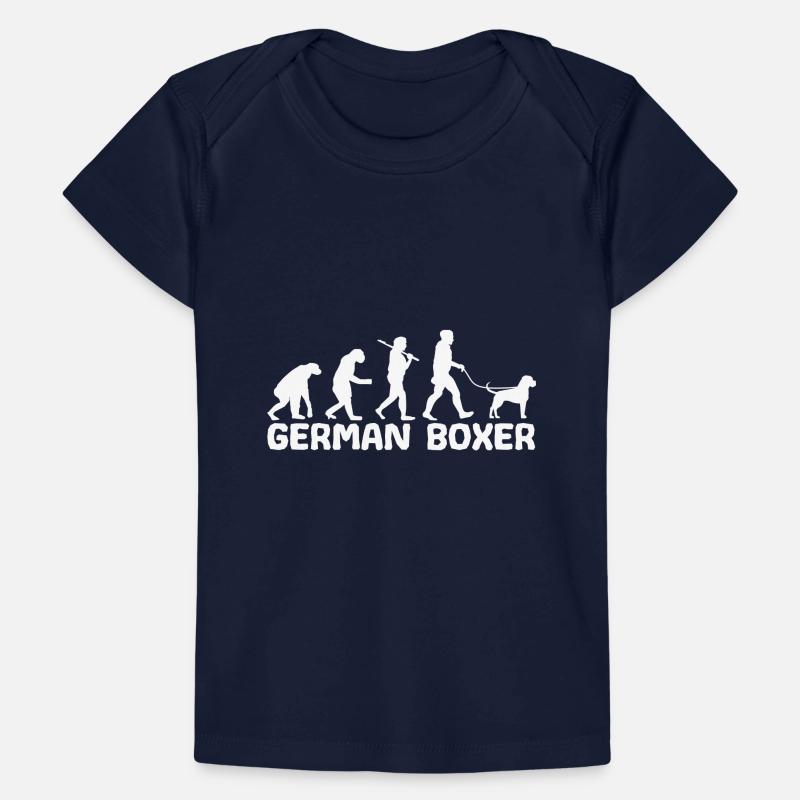 Deutsche Boxer Hundebesitzer Gassi Evolution Baby Premium Organic T-Shirt