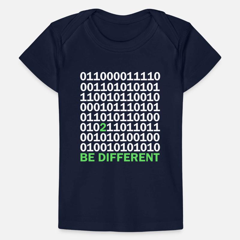 Le code binaire est différent T-shirt Premium bébé bio