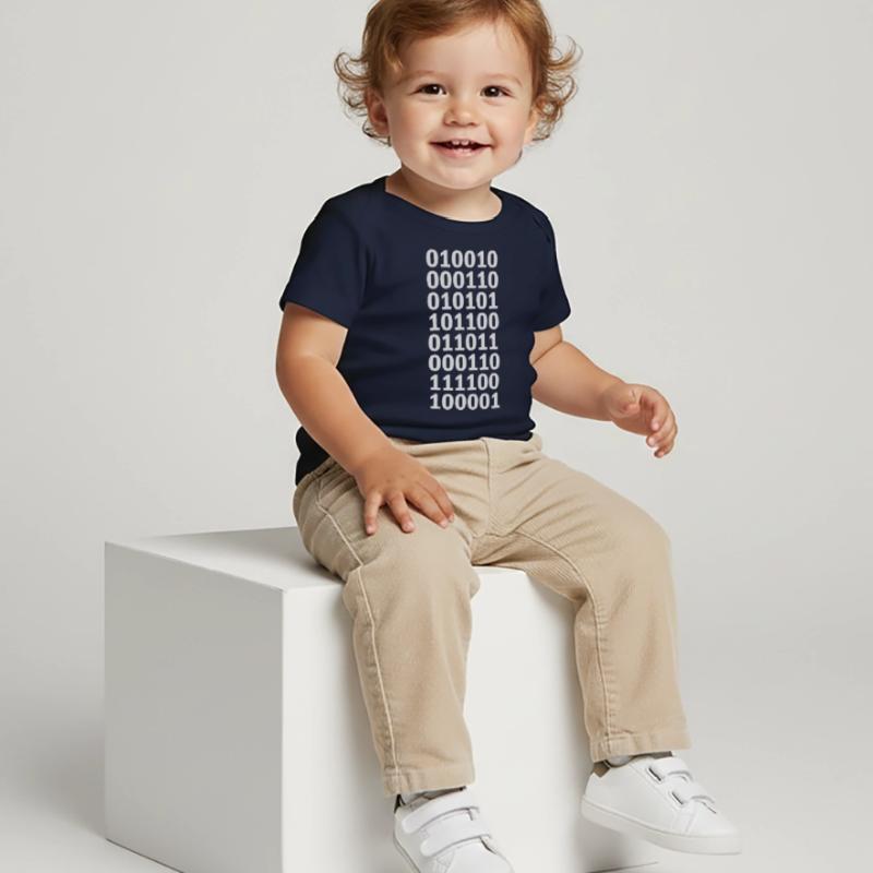 Langage de programme de code binaire T-shirt Premium bébé bio