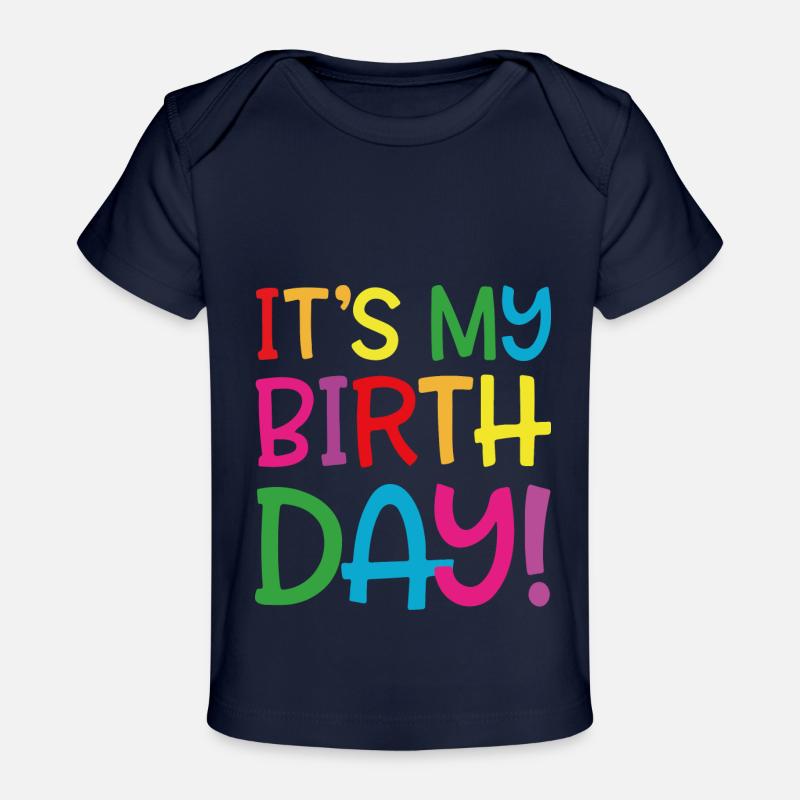C’est mon anniversaire! - T-shirt Premium bébé bio - marine foncé