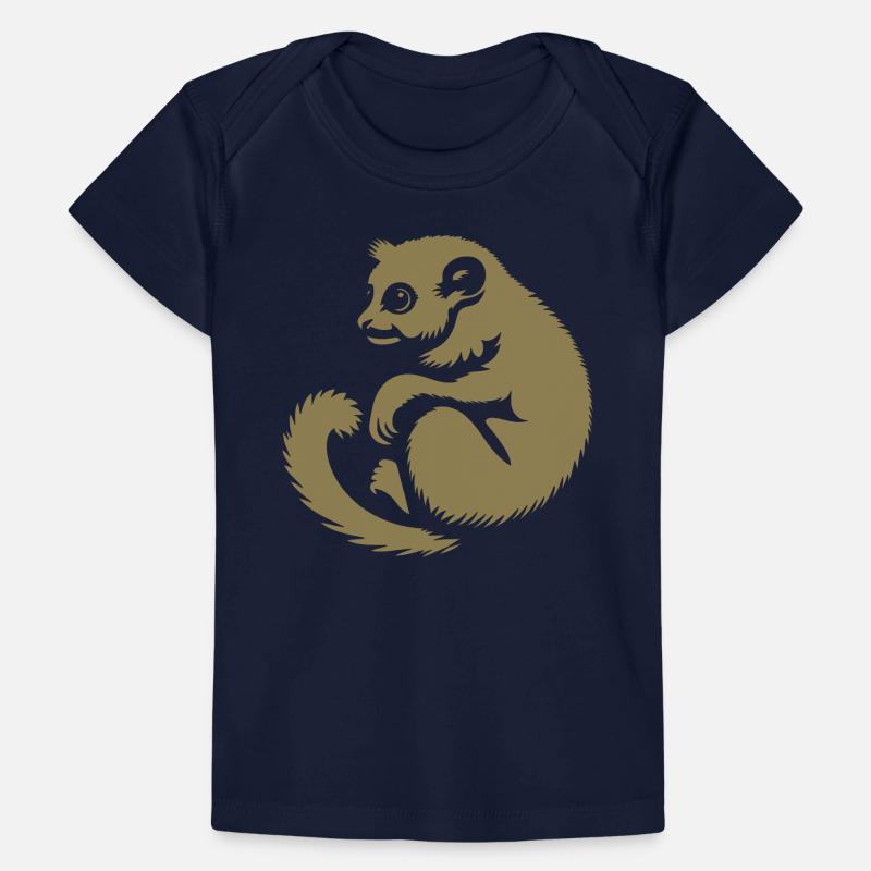 Loris Slowlori Silhouette Säugetier Baby Premium Organic T-Shirt