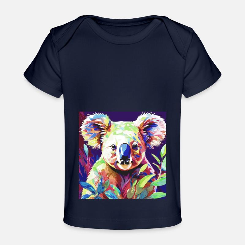 Koala, koala ours, illustration - T-shirt Premium bébé bio - marine foncé