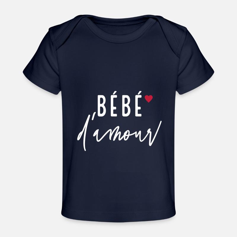 Bébé d'amour - T-shirt Premium bébé bio - marine foncé