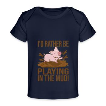Töpfern - Baby Premium Organic T-Shirt - Dunkelnavy - Vorne