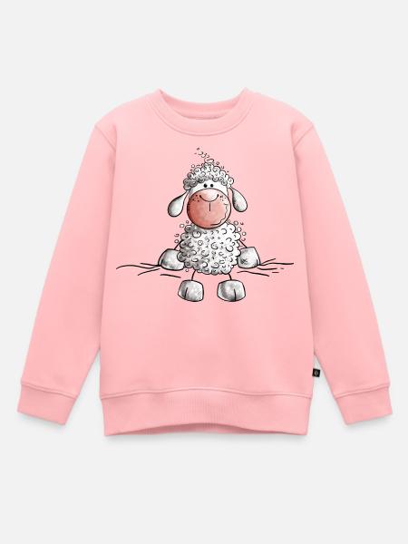 Kleines Schaf I Lustiges Schäfchen I Fun - Kinder Premium Organic Sweatshirt - Rosa
