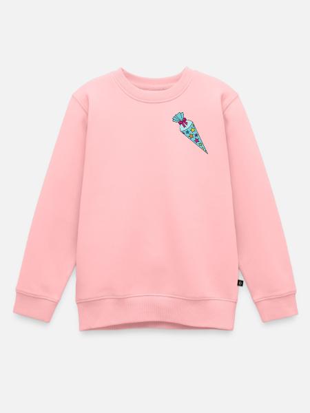 Zuckertüte Schultüte - Kinder Premium Organic Sweatshirt - Rosa