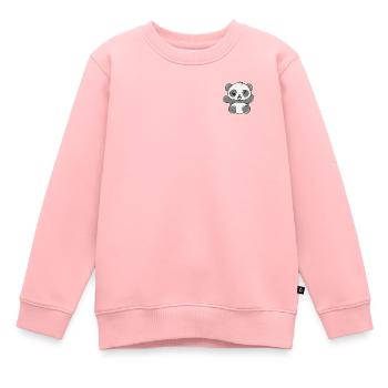 Panda - Kinder Premium Organic Sweatshirt - Rosa - Vorne - AI Model Kid Female (0cm)